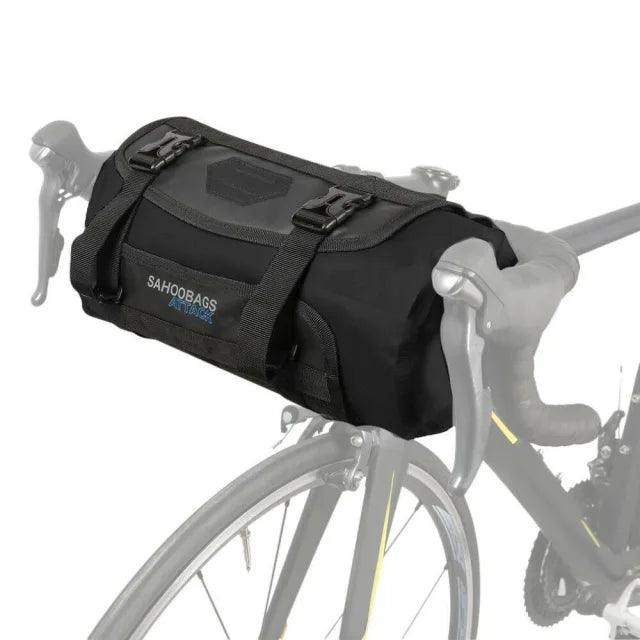 Sahoo Attack Waterproof Handlebar Roll Bag 7L - Blue / Black - bikes.com.au