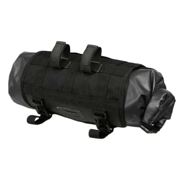 Sahoo Attack Waterproof Handlebar Roll Bag 7L - Blue / Black - bikes.com.au