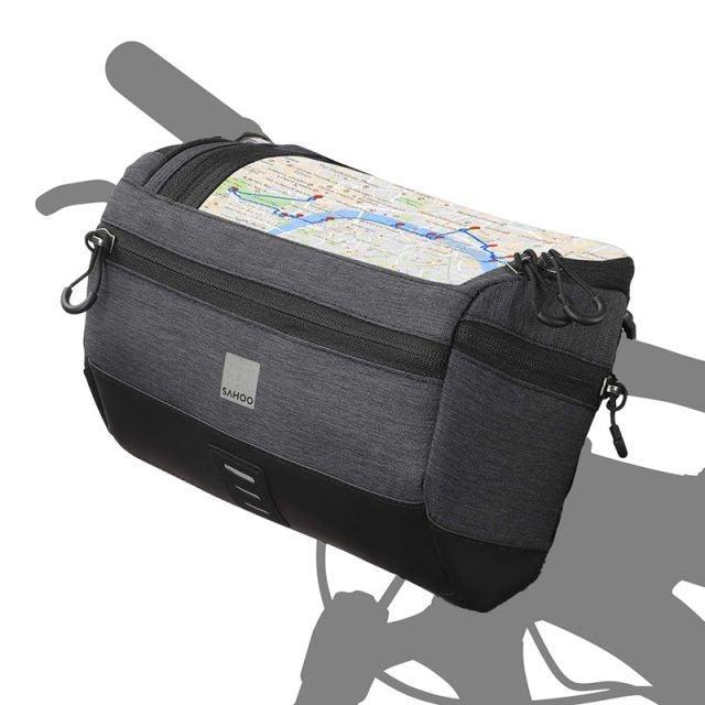 Sahoo Handlebar Bag 2L Waterproof Pouch for Phone/Map - bikes.com.au