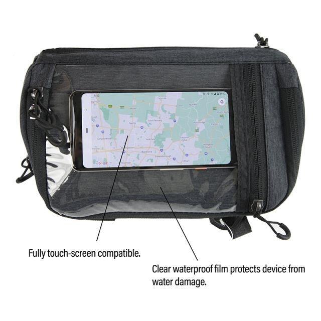 Sahoo Handlebar Bag 2L Waterproof Pouch for Phone/Map - bikes.com.au