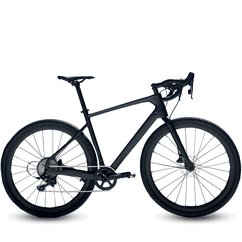Shogun Roubaix Carbon Ltd Edition Gravel Bike - Black - bikes.com.au