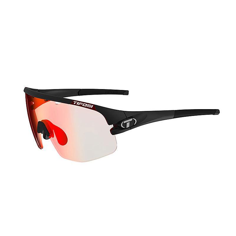 Tifosi Sledge Lite Clarion Red Fototec Cycling Sport Sunglasses - Black - bikes.com.au