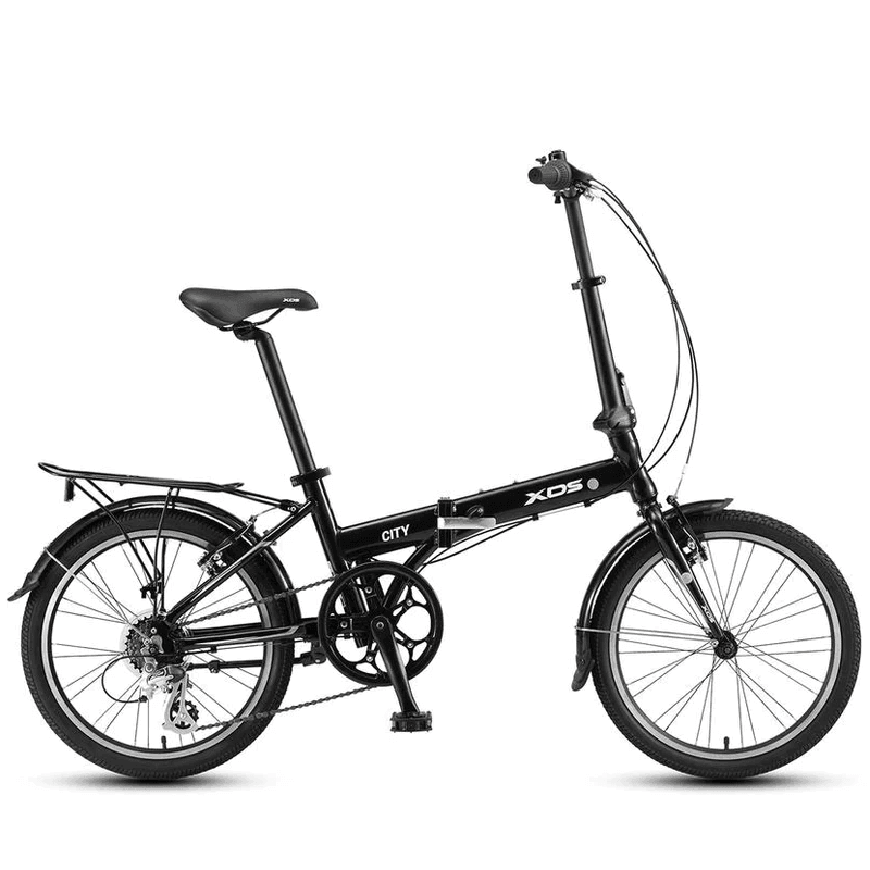 XDS City 20" Folding Bike - Black - bikes.com.au