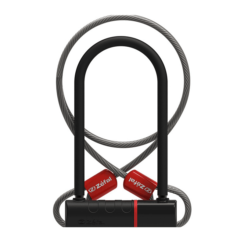 Zefal K-Traz U11 Key U-Lock w/Loop Cable - bikes.com.au
